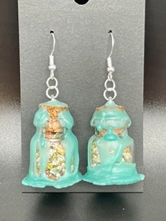 Prosperity Spell Jar Earrings
