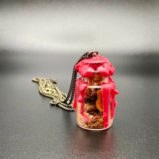 Red Hot Desire Spell Jar Amulet