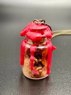 Red Hot Desire Spell Jar Amulet