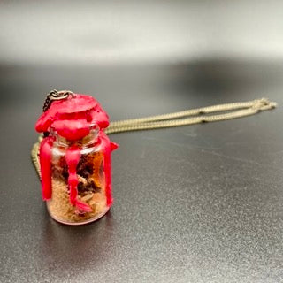 Red Hot Desire Spell Jar Amulet