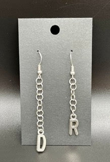 Letter or Number Earrings