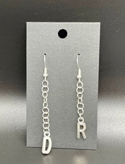 Letter or Number Earrings