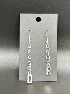 Letter or Number Earrings