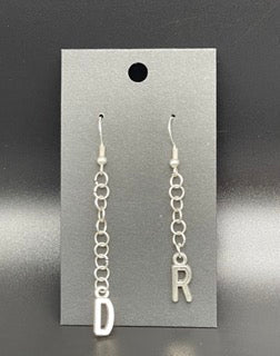 Letter or Number Earrings