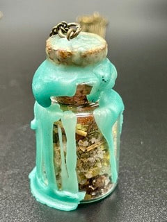 Prosperity Spell Jar Amulet