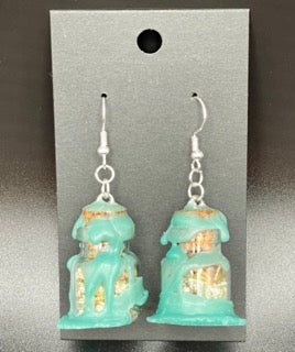 Prosperity Spell Jar Earrings