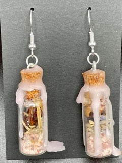 Self Love Spell Jar Earrings